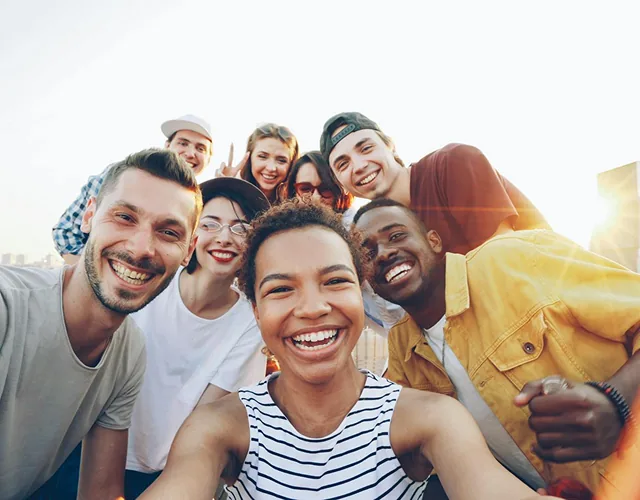a group of people that bonding